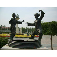 Скульптура из литой медной скульптуры для украшения сада